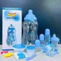 Baby Feeding & Care Essentials Set – Feeders, Cotton Pads & Daily Baby Items.