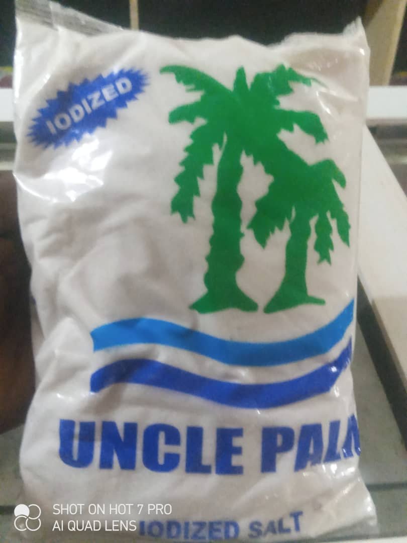 Uncle Palm Iodine Salt 1kg – Fine & Fortified Table Salt.