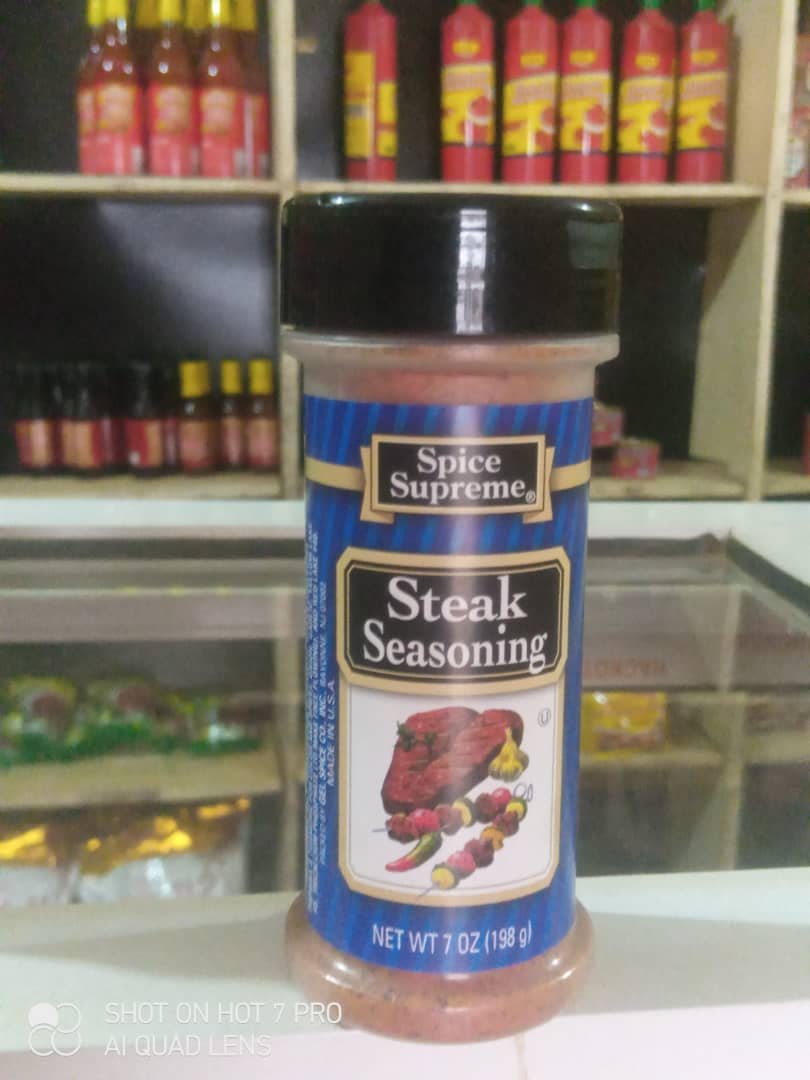 Spicy Supreme Steak Seasoning 198g – Bold Flavor Blend for Grilling, Roasting & Frying