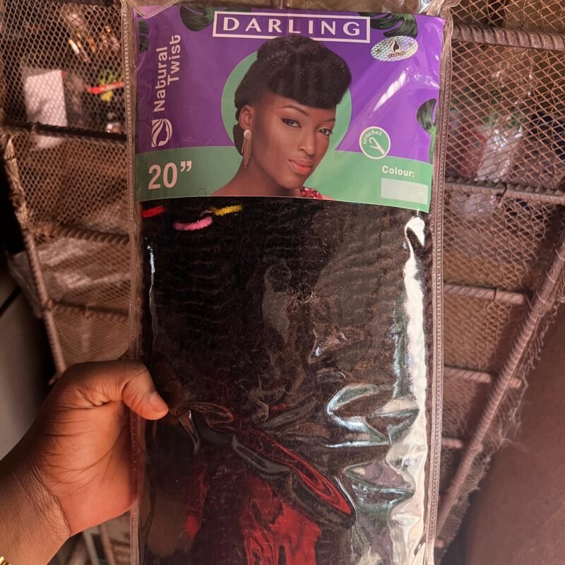 Darling Natural Twist (Kinky) Hair Extension – Color 30 | Soft & Natural Looking Braiding Hair