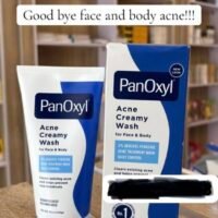 PanOxyl Acne Creamy Wash – Face & Body Acne Treatment Cleanser for Clear Skin