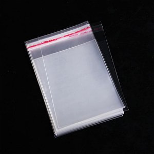 8×12cm OPP Self Adhesive Clear Plastic Packaging Bags | Transparent Cellophane Seal Bags for Snacks, Jewelry & Small Items
