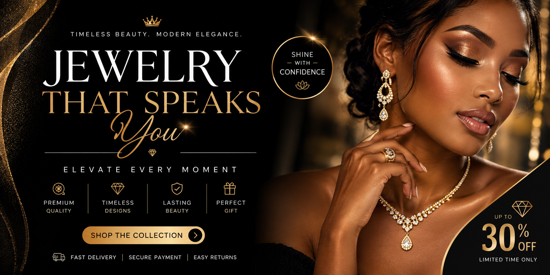 Jewerly and watch banner